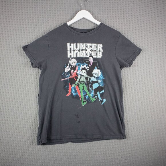 Hunter x Hunter Graphic Tee Thrashed Grey - Picture 1 of 8
